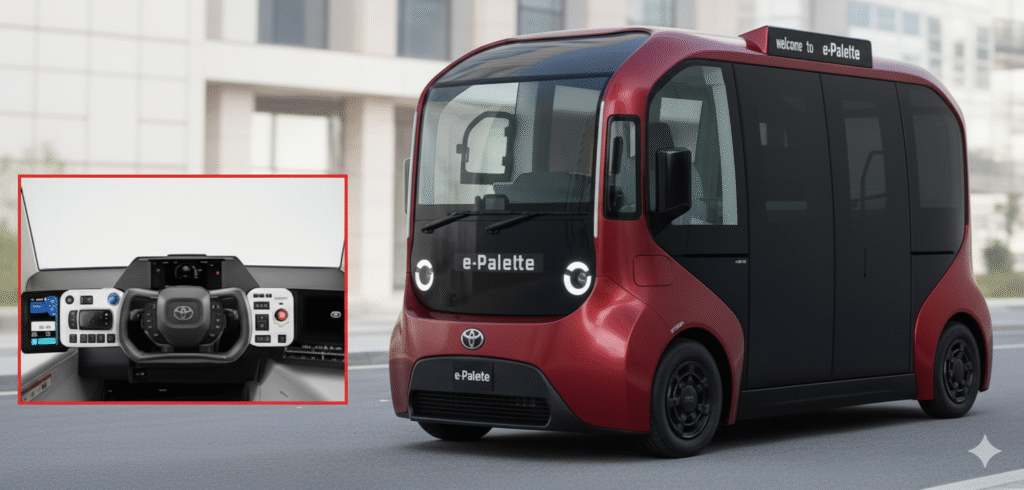 Toyota e-Palette Electric Shuttle 2025 with 17 Seater Capacity