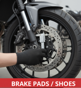 Checking and replacing bike brake pads. Bike Maintenance Check List
