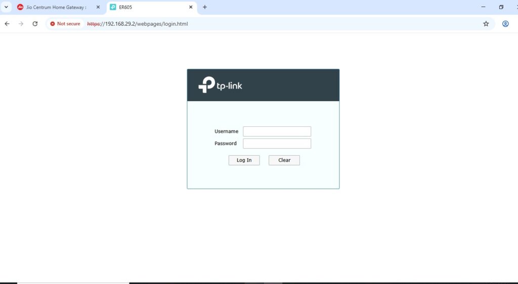TP-Link ER605 load balancer